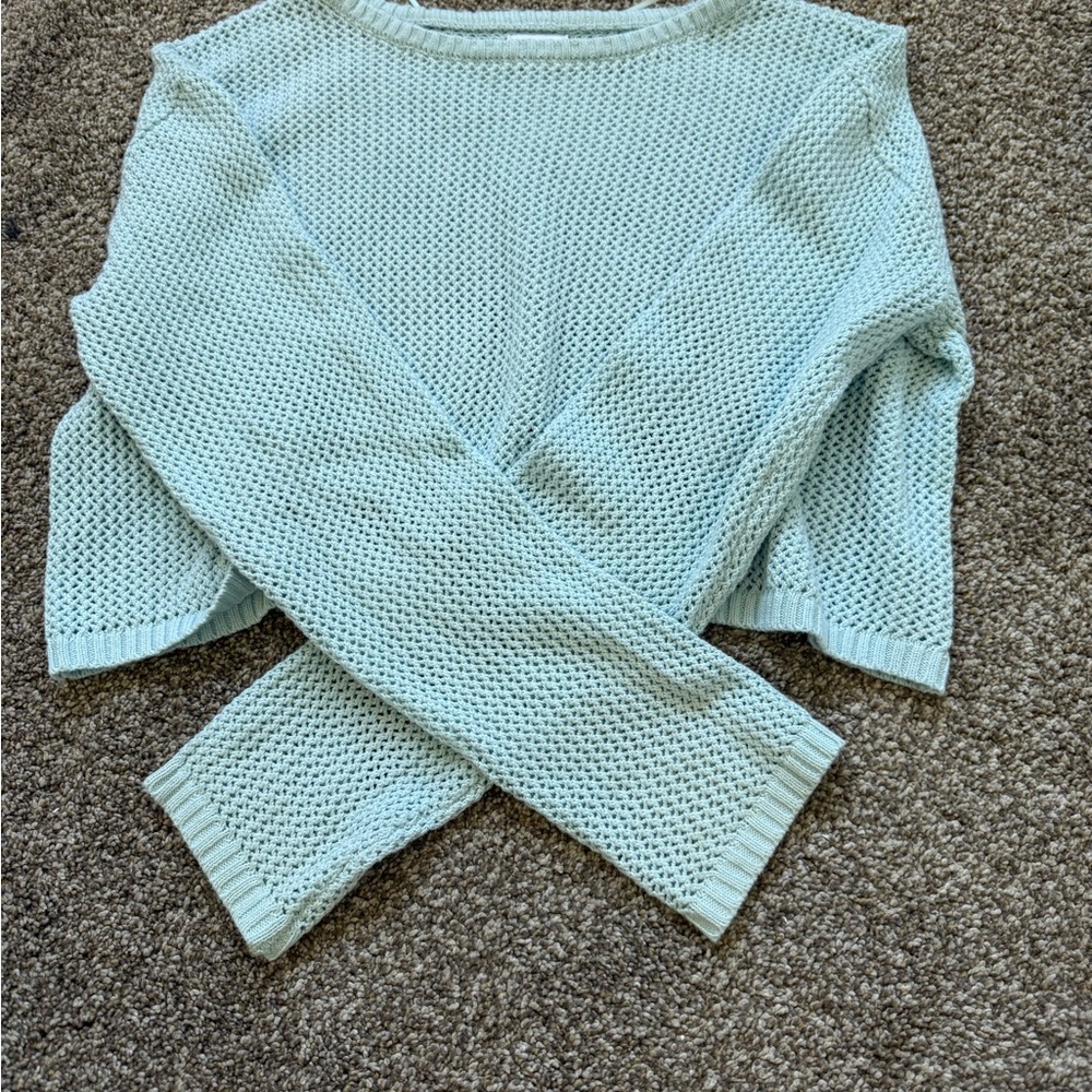 PAC sun LA hearts Women's Light Blue Sweater size S